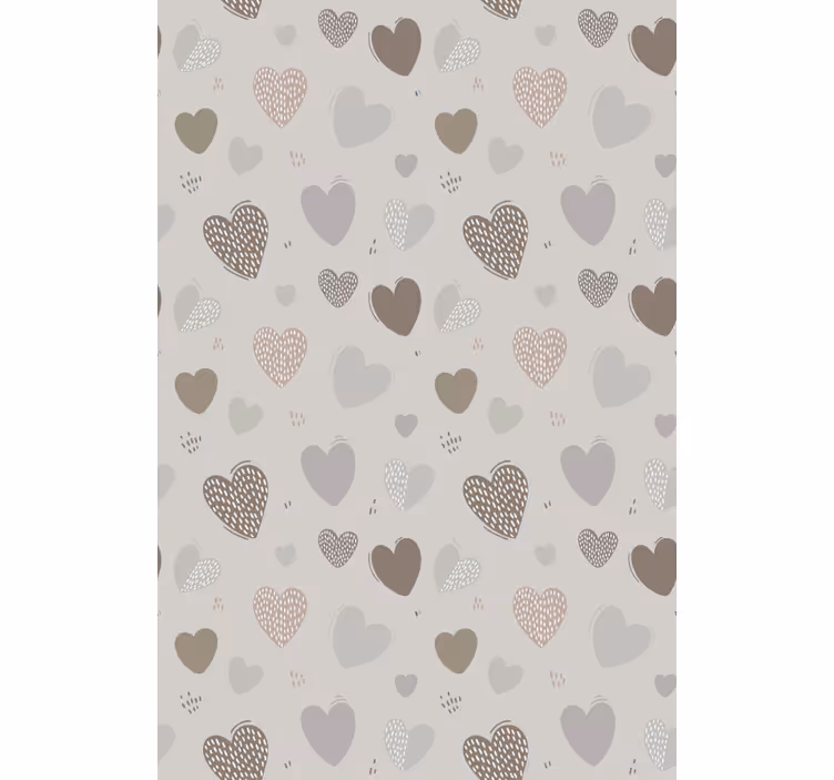 Toile fenêtre romantique motif gris - TenStickers