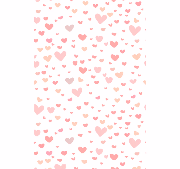 Stores romantiques Coeurs roses - TenStickers