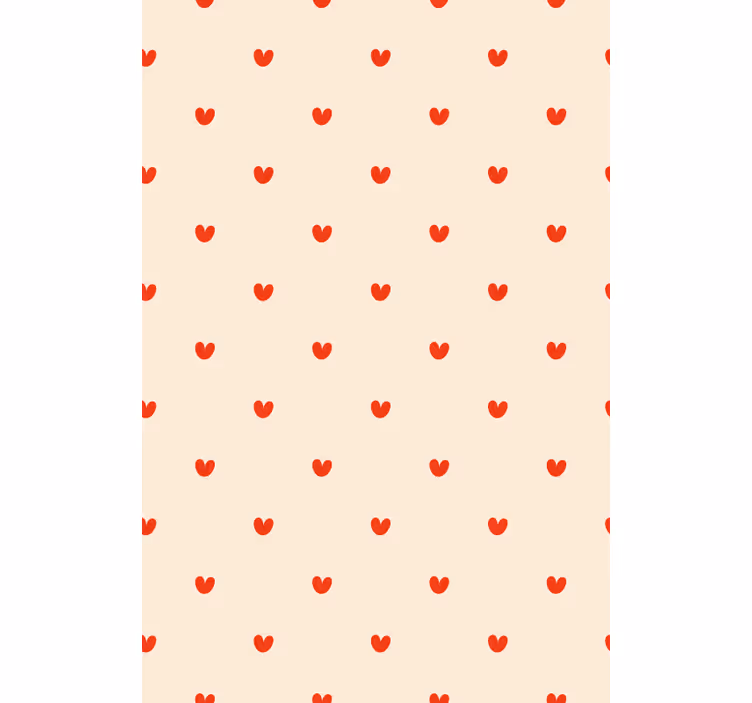 Toile fenêtre romantique simplicité du motif de coeur - TenStickers