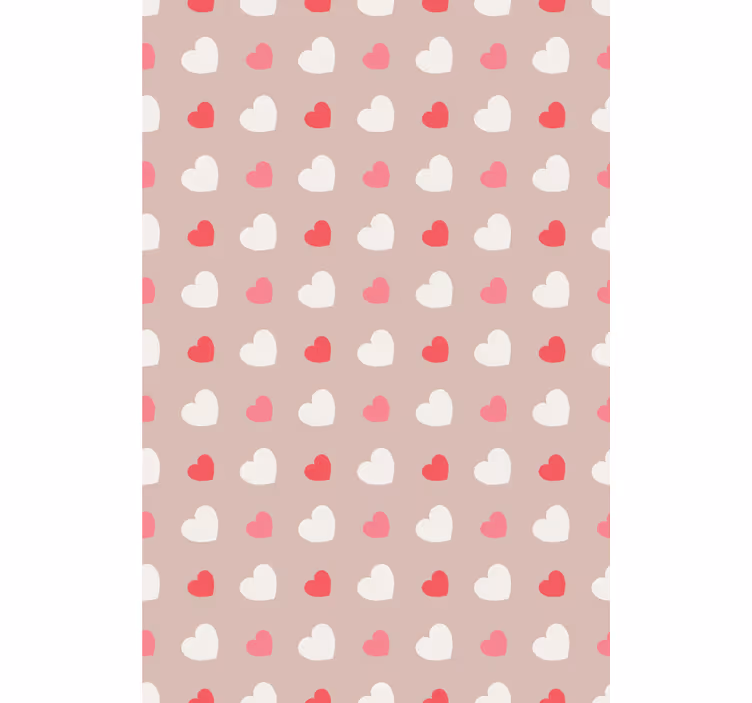 Toile fenêtre romantique motif beige - TenStickers