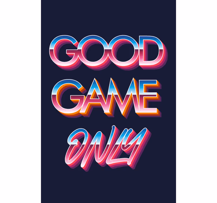 Toile fenêtre avec phrase citation inspirante pour le jeu - TenStickers