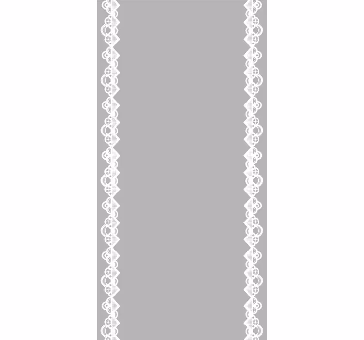 Toile fenêtre élégante motif dentelle élégance - TenStickers