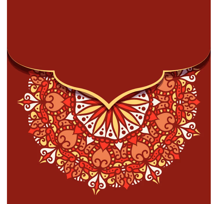 Toile fenêtre papillon design de papillon orné - TenStickers