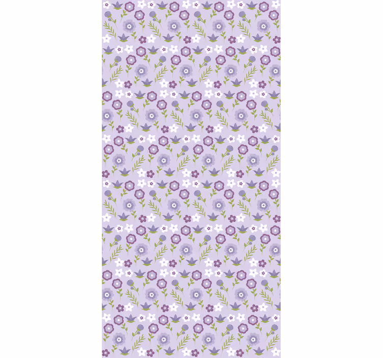 Stores salon Fleurs pourpres - TenStickers