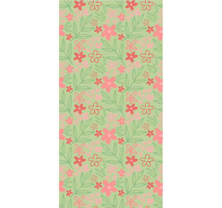 Toile fenêtre fleurs et plantes thème floral charmant - TenStickers