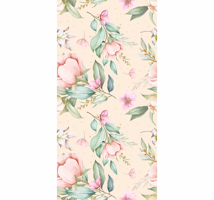 Stores balcon Dessin floral original - TenStickers