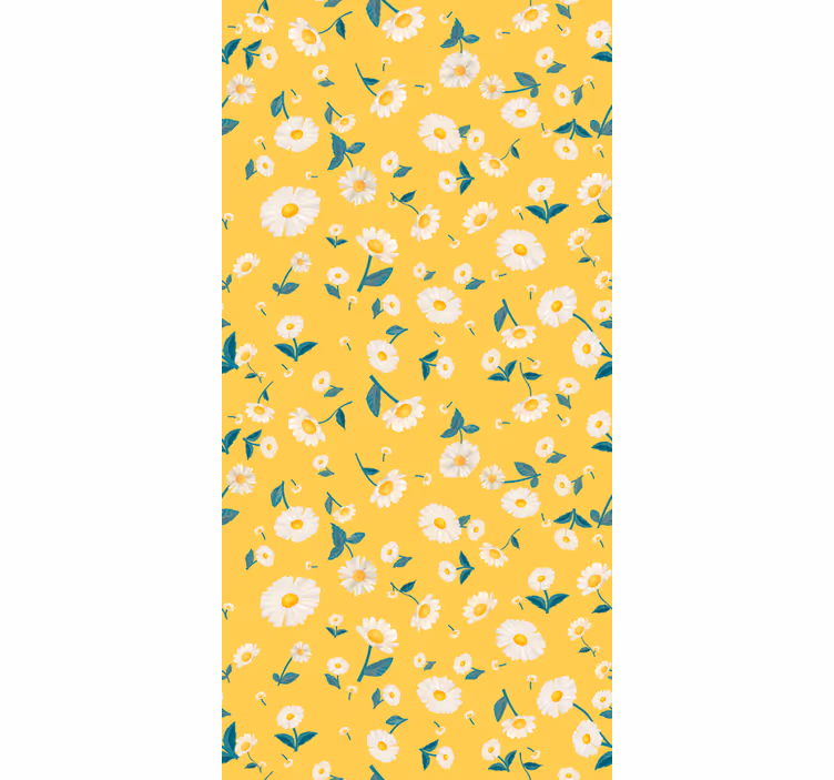 Toile fenêtre fleurs et plantes store fleuri fleuri - TenStickers