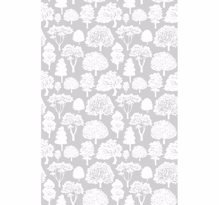 Stores arbres Arbres blancs et gris - TenStickers