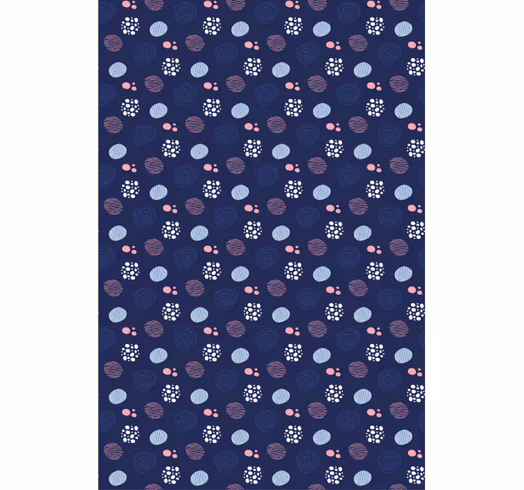 Toile fenêtre textures et motifs cercles abstraits - TenStickers