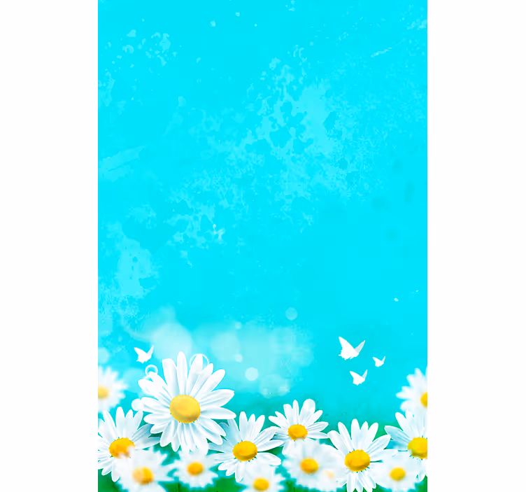 Stores fleurs et plantes Petites fleurs de margarita - TenStickers