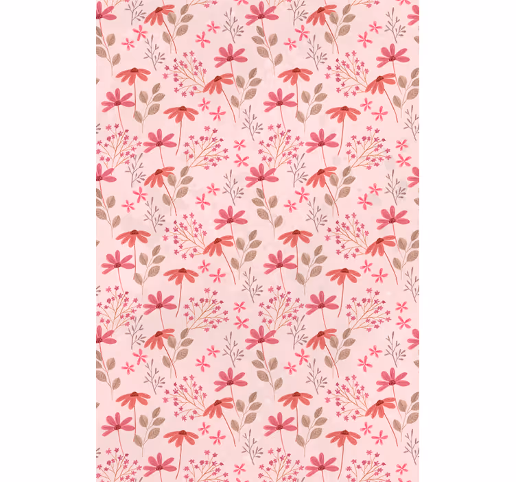 Toile fenêtre fleurs et plantes arrangement botanique joie - TenStickers