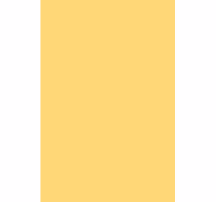 Toile fenêtre teinte jaune douce - TenStickers