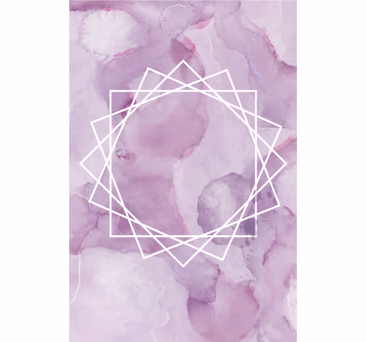 Toile fenêtre textures et motifs aquarelle étoile élégante - TenStickers