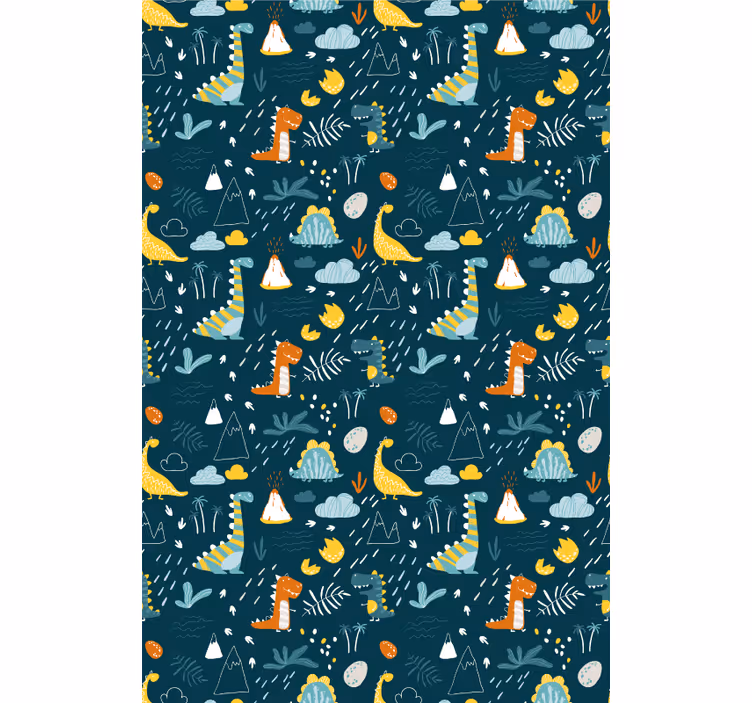 Stores enfants Dinosaures et palmiers - TenStickers