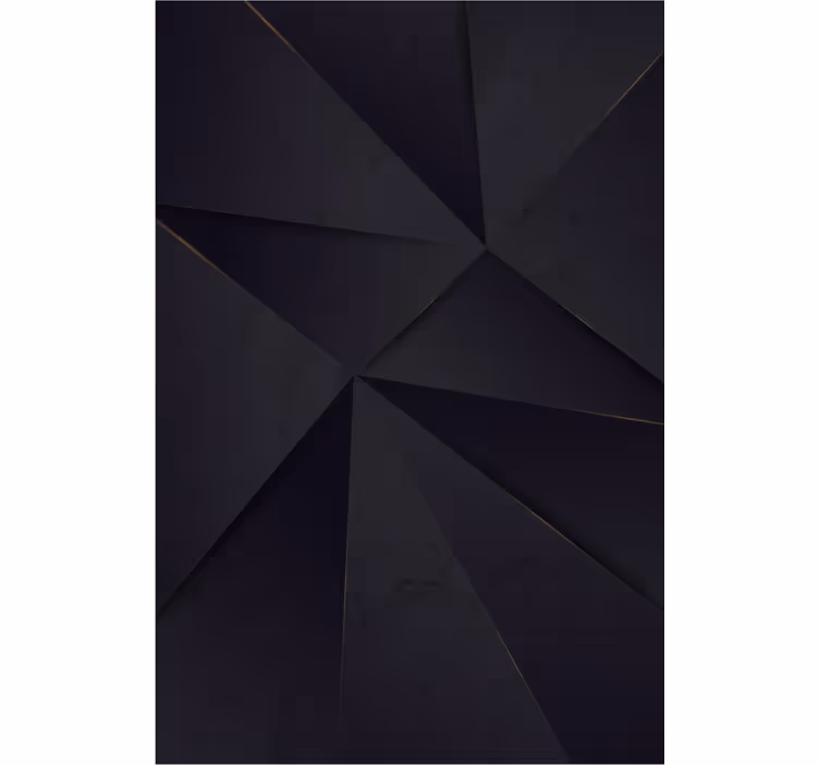 Toile fenêtre textures et motifs motifs géométriques noirs - TenStickers