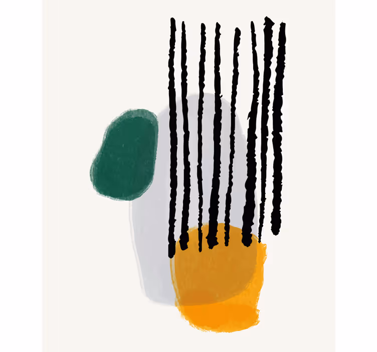 Stores avec des dessins Art abstrait rianning - TenStickers