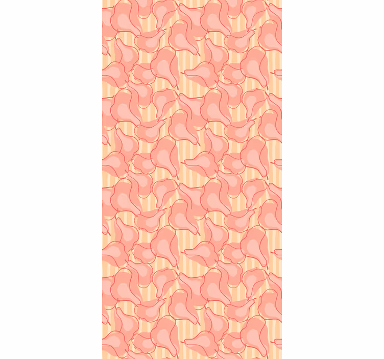 Toile fenêtre fleurs et plantes motif de pétales doux - TenStickers