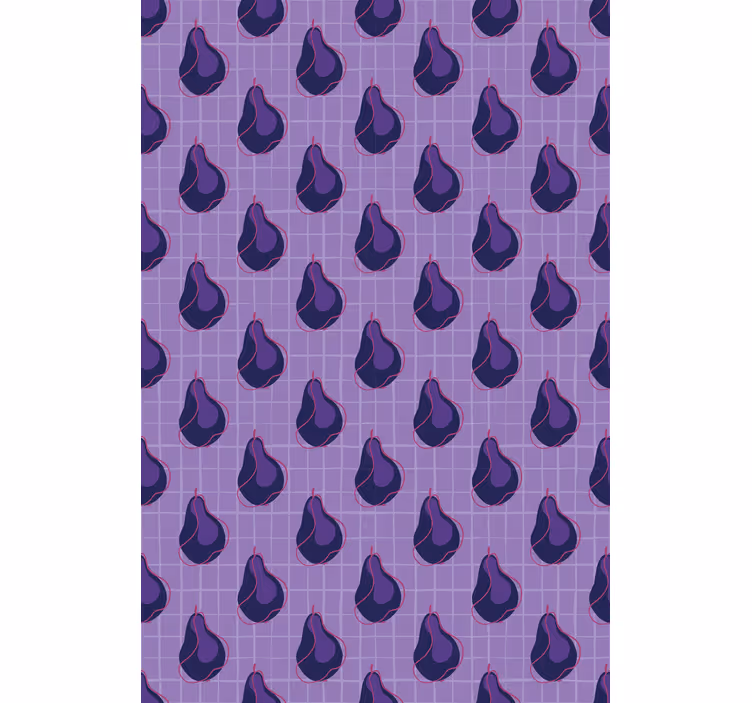 Toile fenêtre fruits et légumes motif de figue - TenStickers