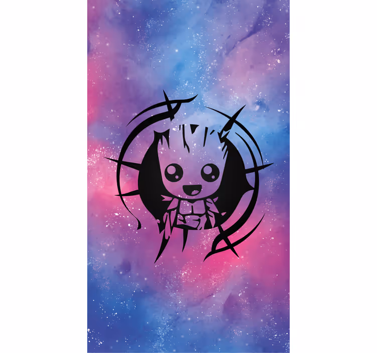 Toile fenêtre série et film design personnage cartoon - TenStickers