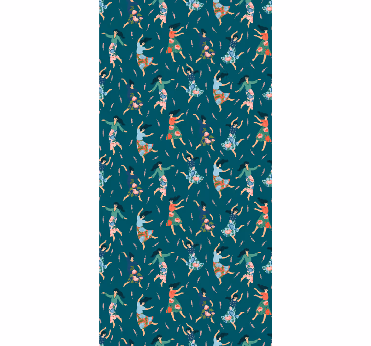 Toile fenêtre original modèle de femmes dansantes - TenStickers