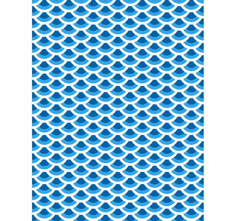 Toile fenêtre textures et motifs motif de vagues océaniques - TenStickers