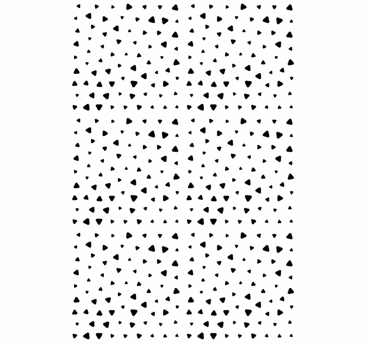 Toile fenêtre textures et motifs motif coeur géométrique - TenStickers