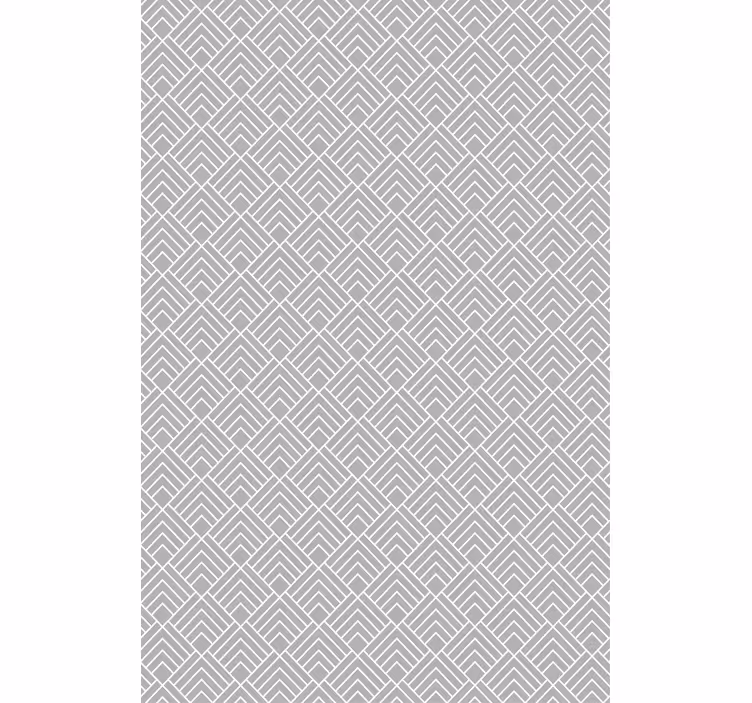 Stores nordiques Lignes gris clair en zigzag - TenStickers