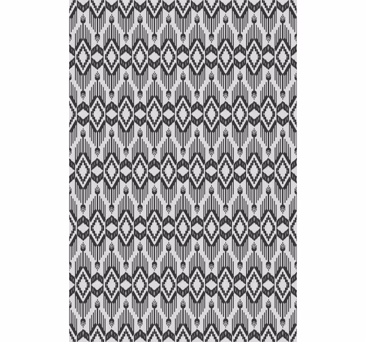 Toile fenêtre moderne éléments géométriques gris - TenStickers