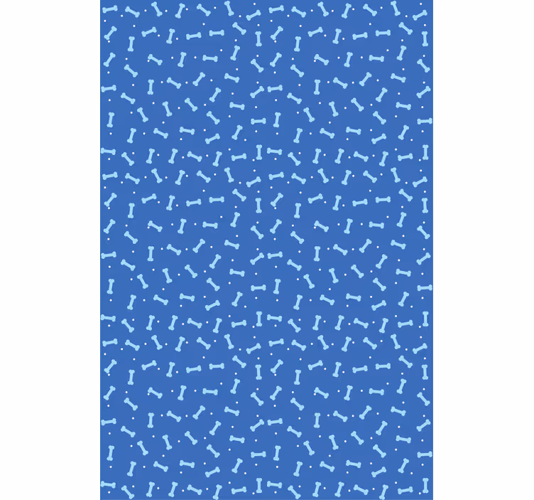 Toile fenêtre animaux motif d'os de chien - TenStickers