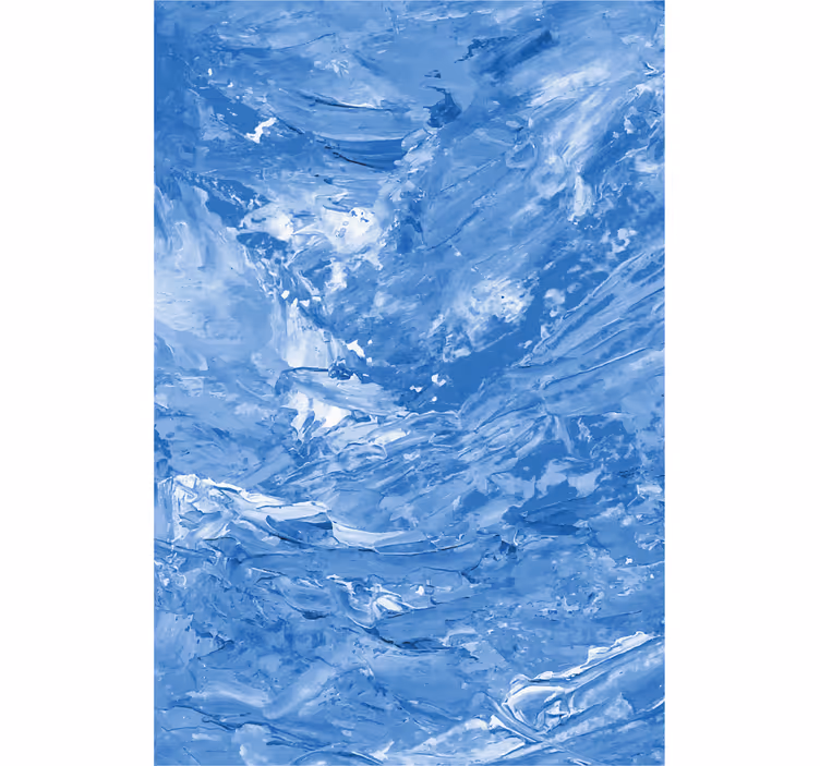 Stores nuages Texture de peinture bleue - TenStickers