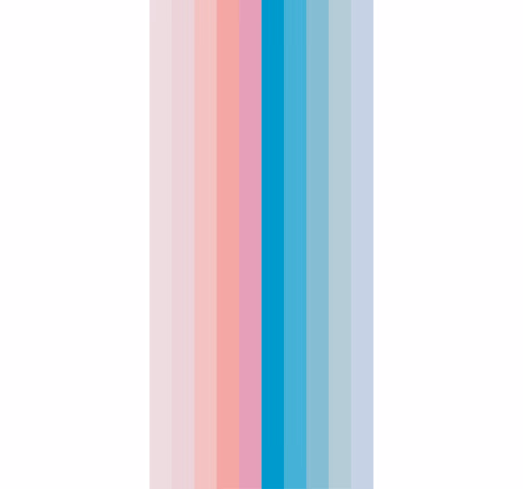 Stores salon Couleurs pastel nuances bloc de couleur - TenStickers
