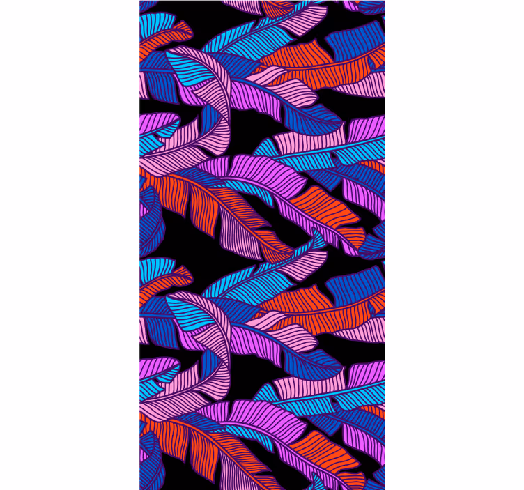 Toile fenêtre original motif de panache électrique - TenStickers