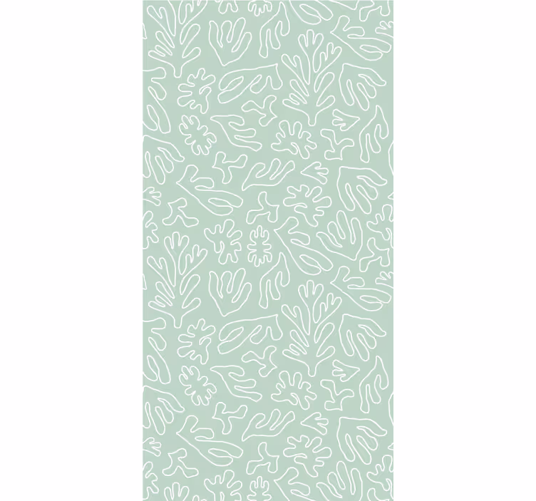 Toile fenêtre fleurs et plantes motifs végétaux élégants - TenStickers
