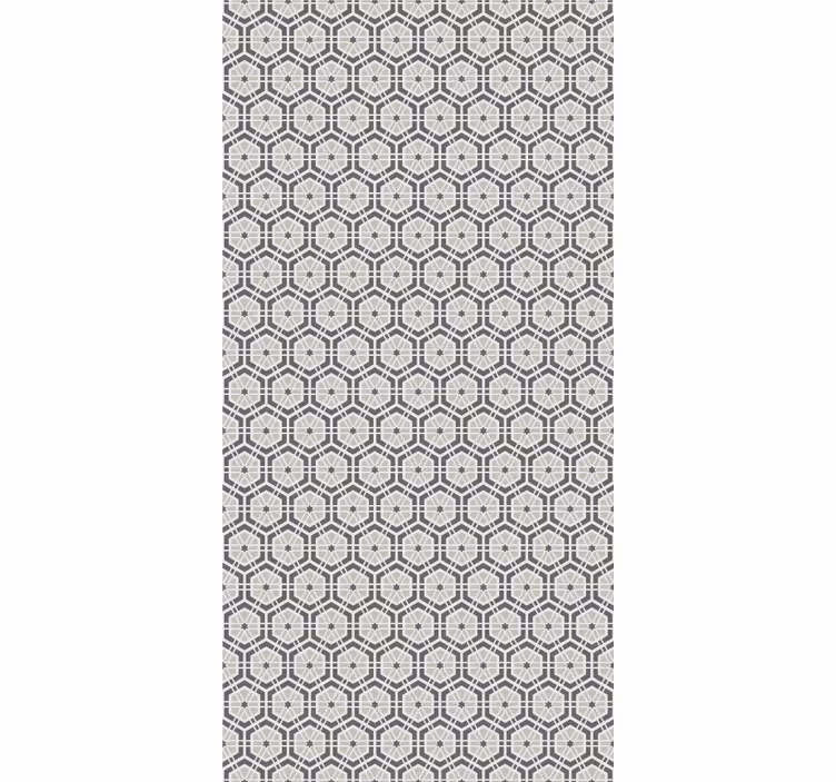 Toile fenêtre moderne éléments thématiques géométriques - TenStickers