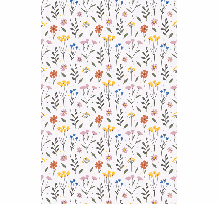 Stores fleurs et plantes sticker délicat et coloré - TenStickers