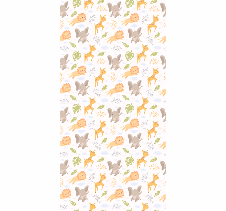 Stores enfants Safari minimaliste nordique - TenStickers