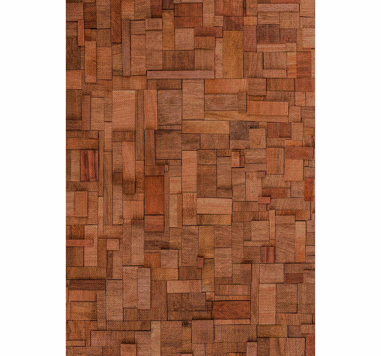 Stores textures et motifs Briques de bois rustiques - TenStickers