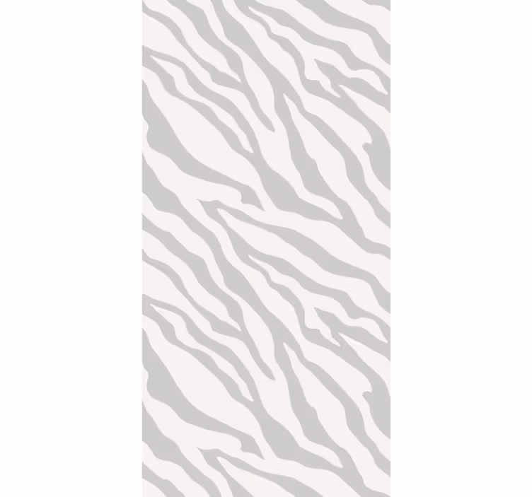 Toile fenêtre arbre style à rayures zébrées - TenStickers