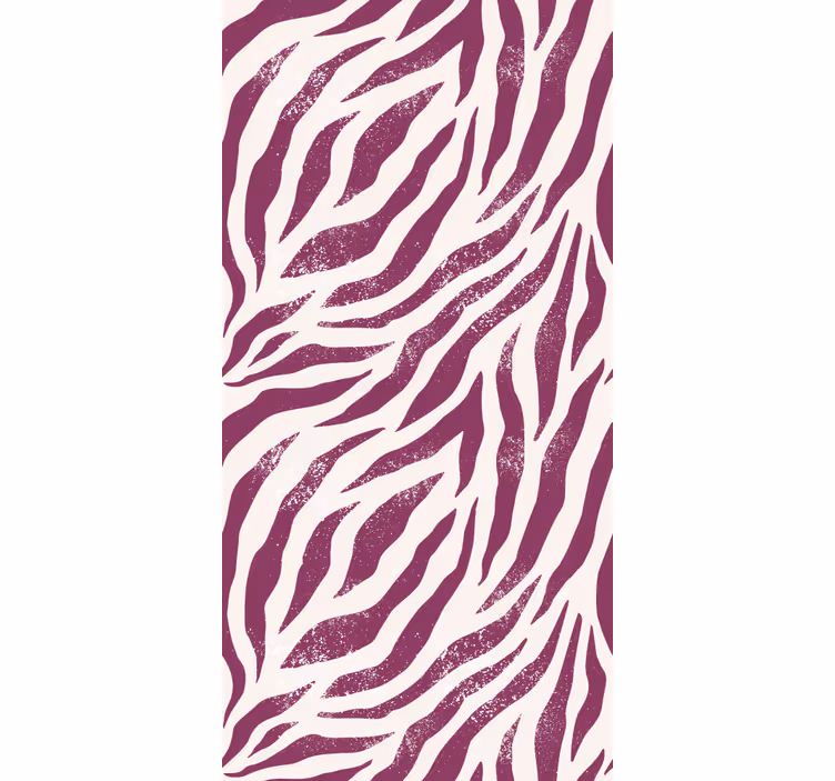 Toile fenêtre animal thème des rayures zébrées - TenStickers