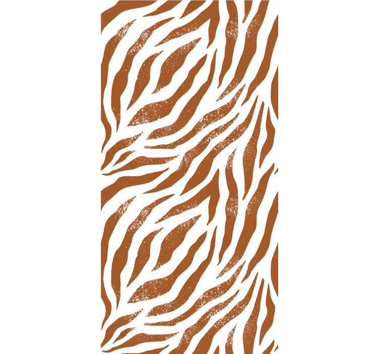 Toile fenêtre animal motif rayures de zèbre - TenStickers