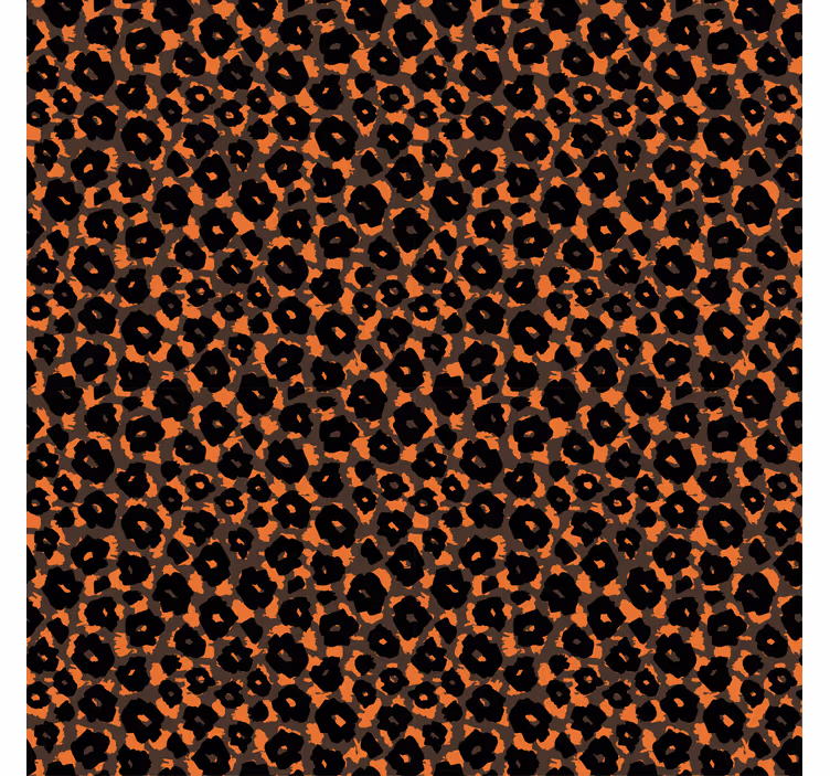 Toile fenêtre animaux motif léopard - TenStickers