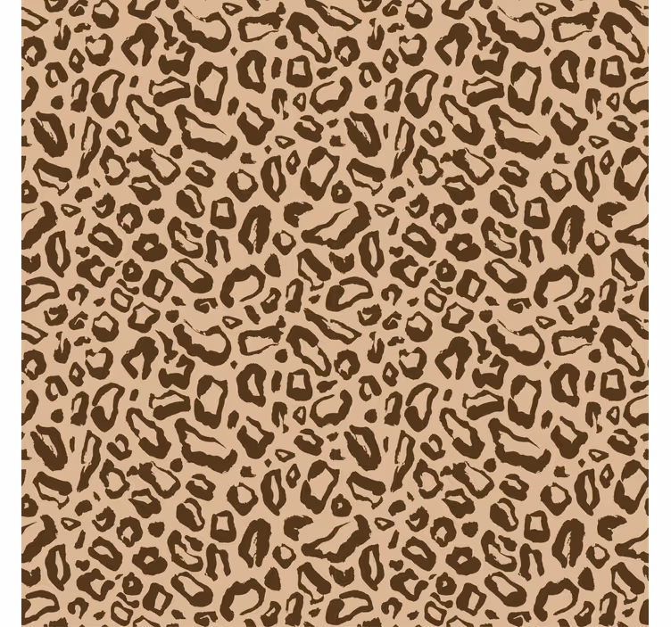 Toile fenêtre animal motif imprimé léopard - TenStickers