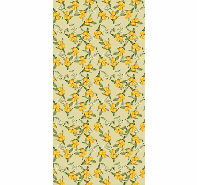 Stores avec fruits et légumes sticker de citrons d'été tropical - TenStickers