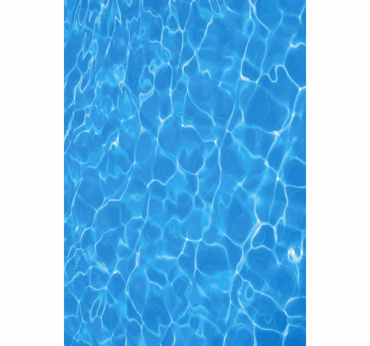 Toile fenêtre salle de bain reflets de la surface de l'eau - TenStickers