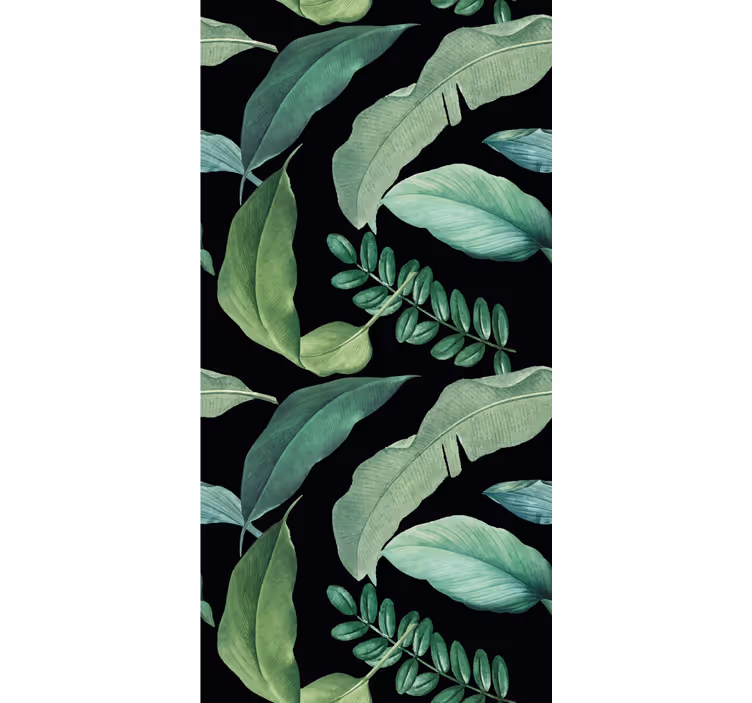 Toile fenêtre fleurs et plantes design verdoyant - TenStickers