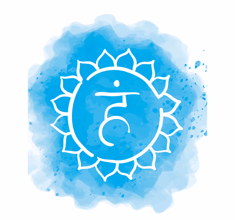Toile fenêtre zen conception de symboles de chakra - TenStickers
