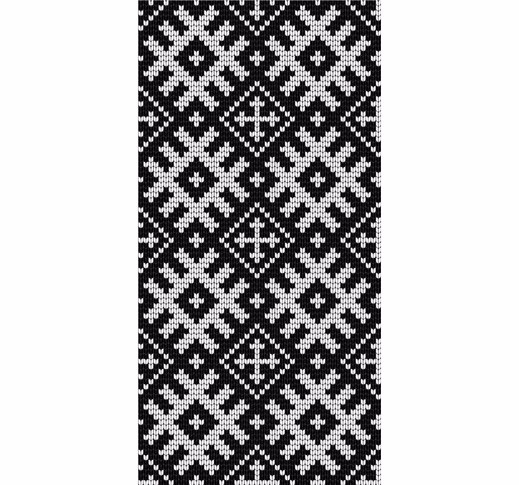 Toile fenêtre moderne artisanat à motifs géométriques - TenStickers