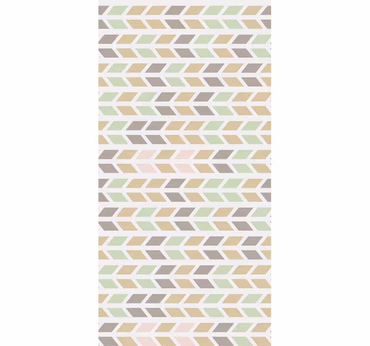 Toile fenêtre moderne motifs de flèches à chevrons - TenStickers