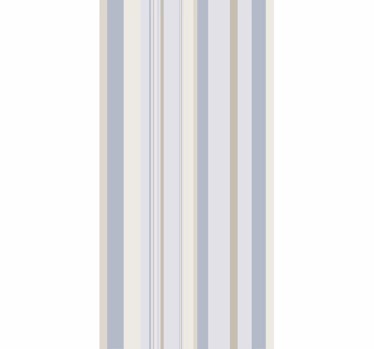 Toile fenêtre élégante rayures verticales modernes - TenStickers