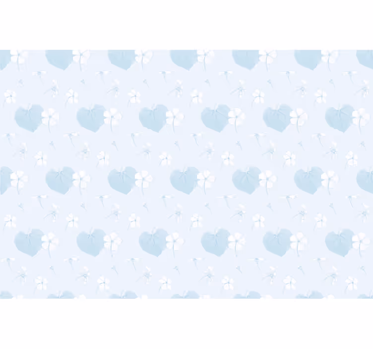 Toile fenêtre fleurs et plantes coeurs floraux délicats - TenStickers